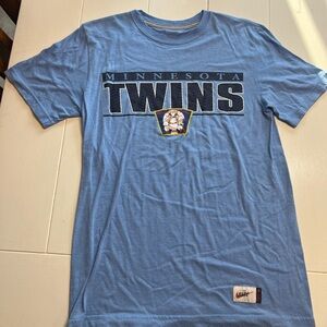 Nike Blue T-Shirt with Logo Patch